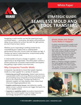 Manar Mold Transfer White Paper